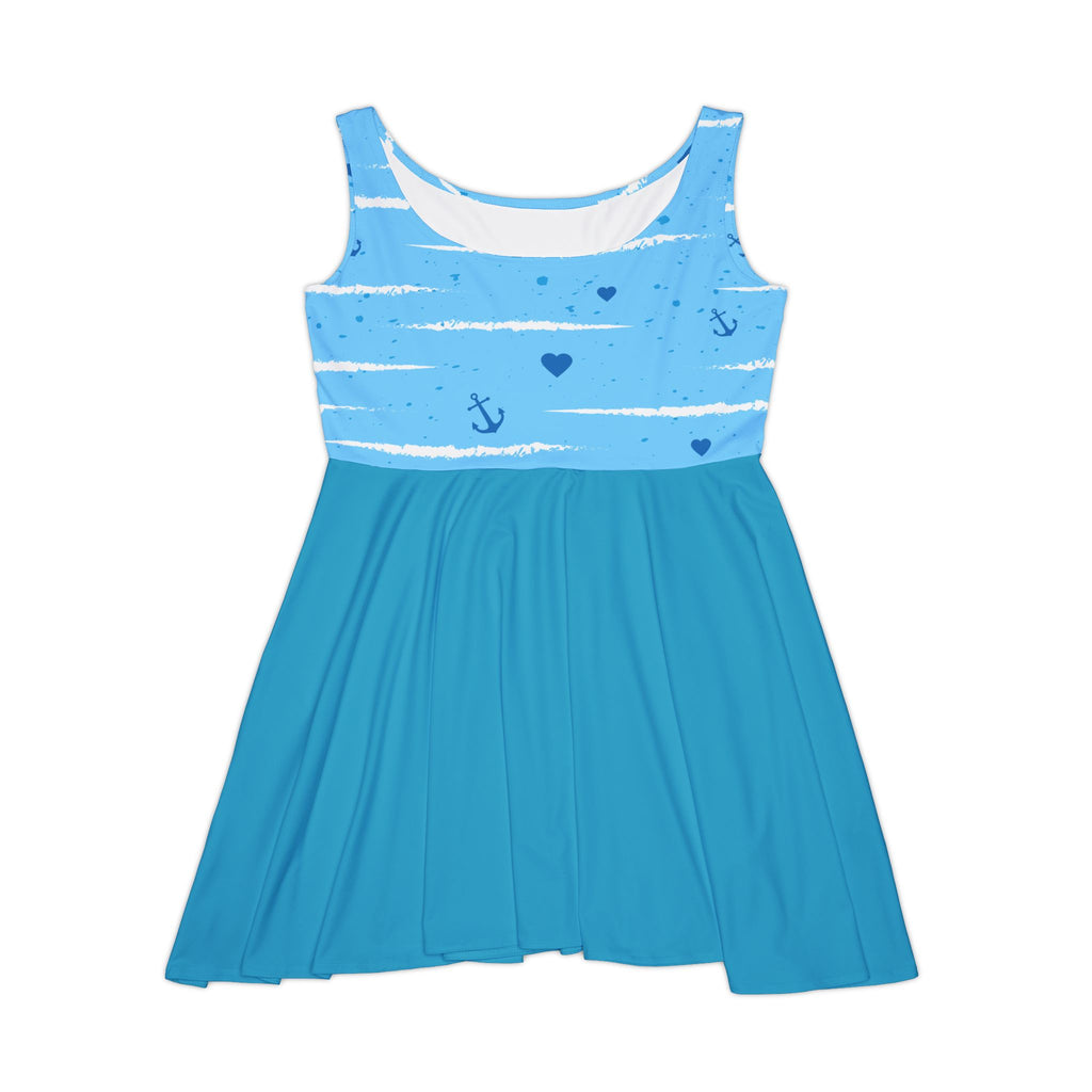 Nautical Hearts Women's Skater Dress