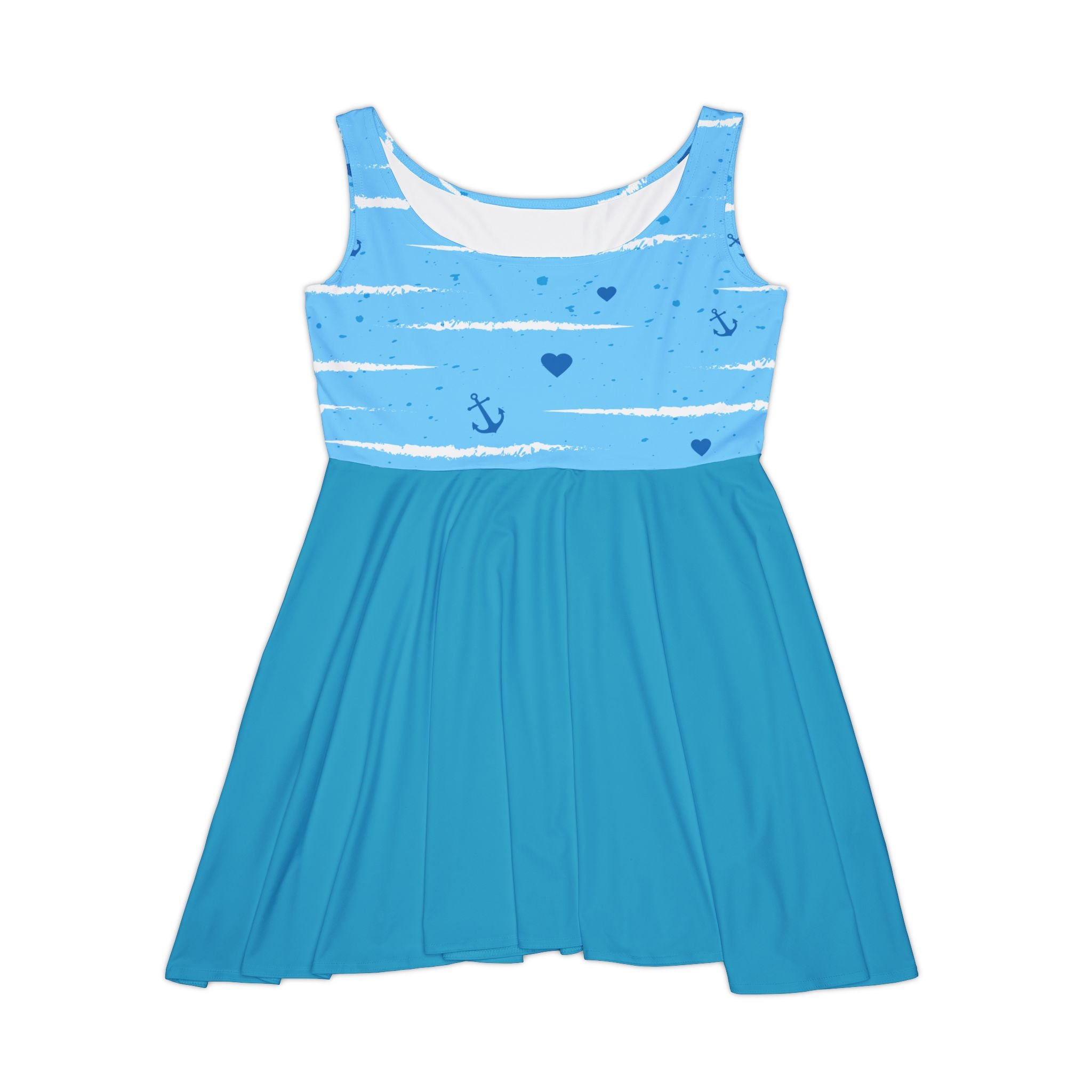 Nautical Hearts Women's Skater Dress