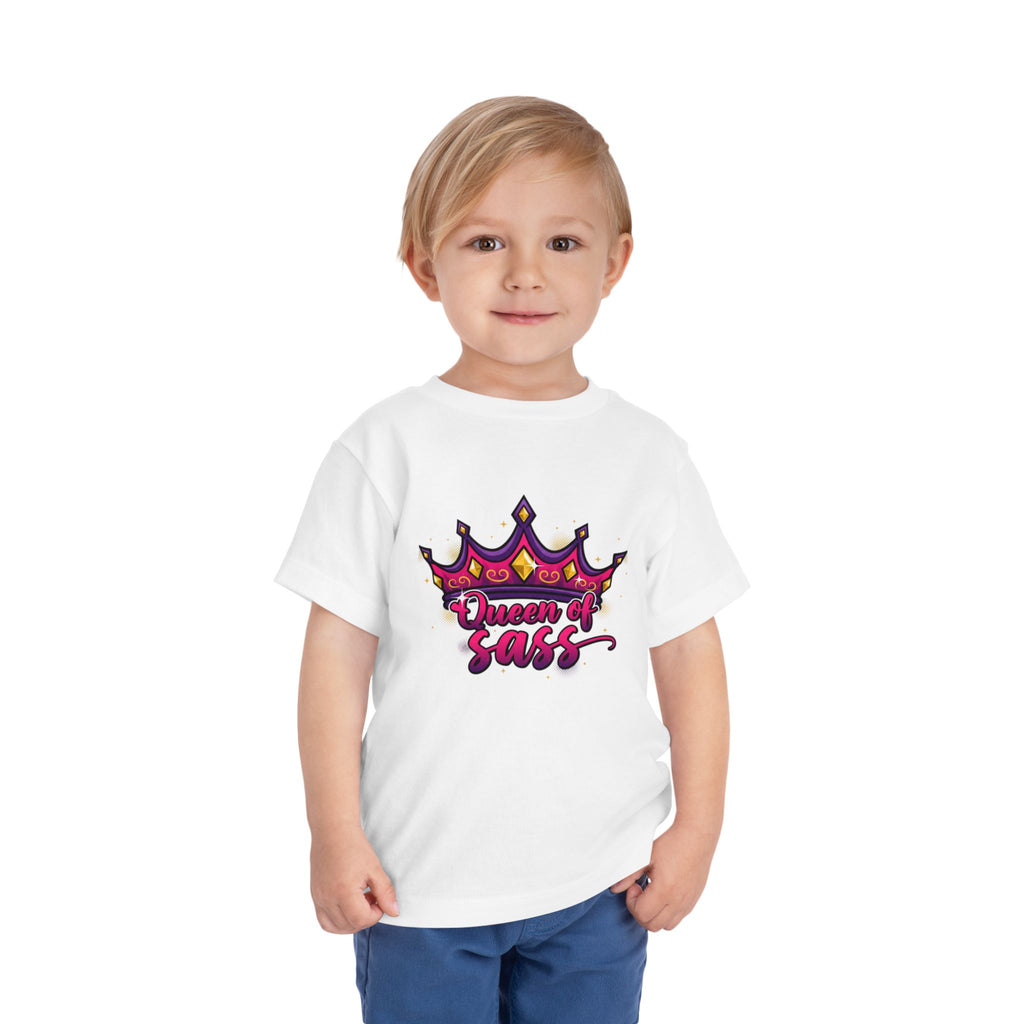 Toddler Tee — "Queen of Sass"