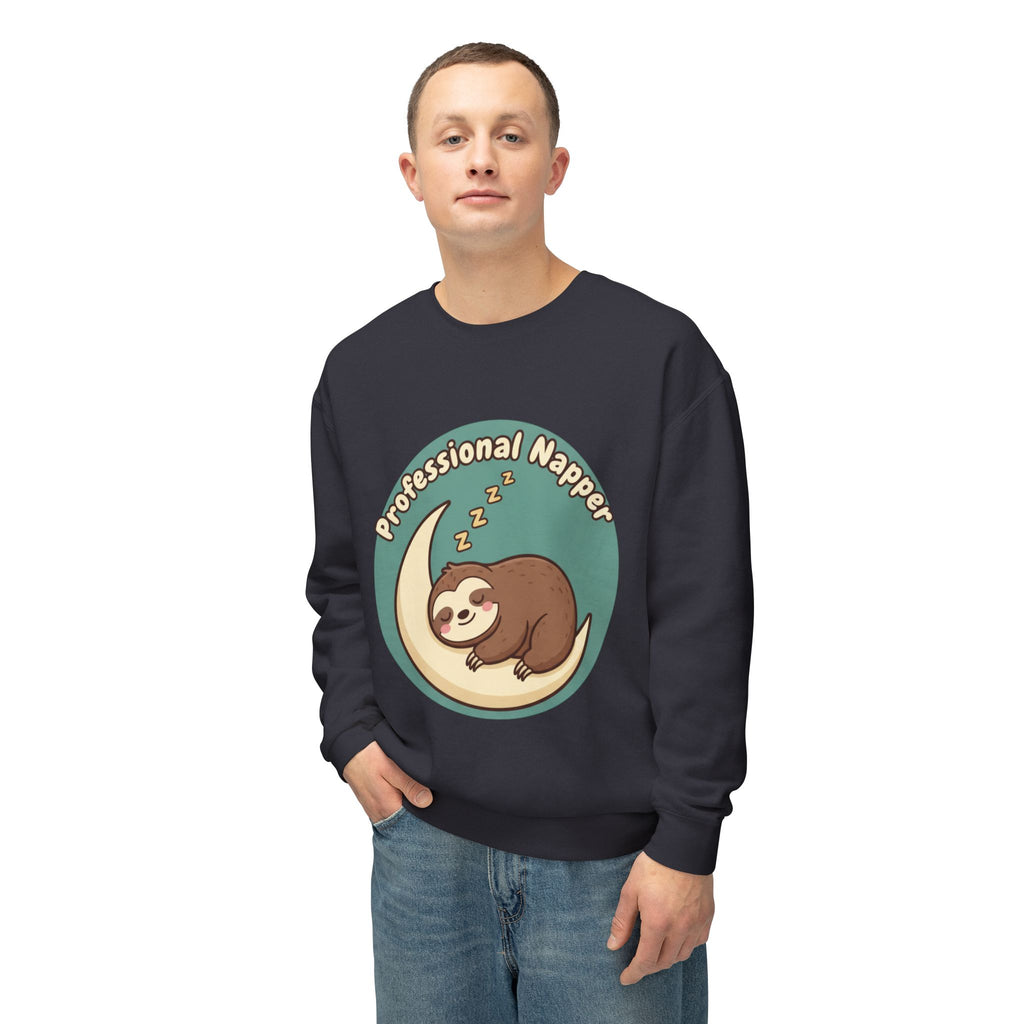 “Professional Sleeper” Crewneck Sweatshirt — Funny Pullover