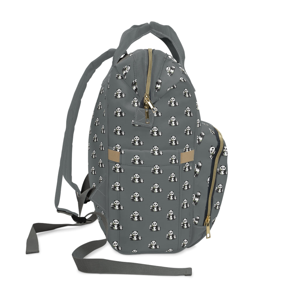 Panda Print Diaper Backpack – Multifunctional Baby Changing Bag