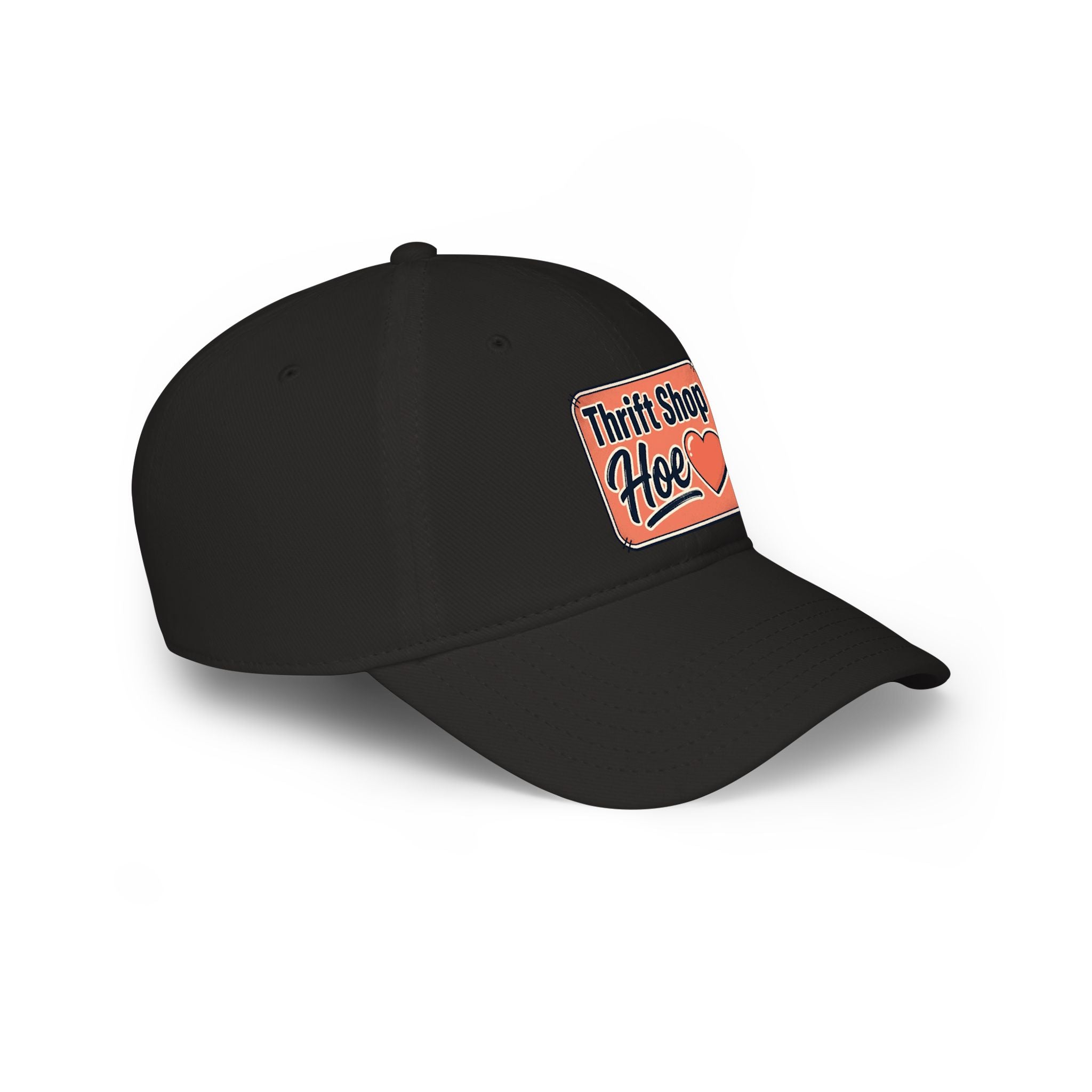Thrift Shop Hoe Embroidered Baseball Cap — Vintage Retro Patch Hat