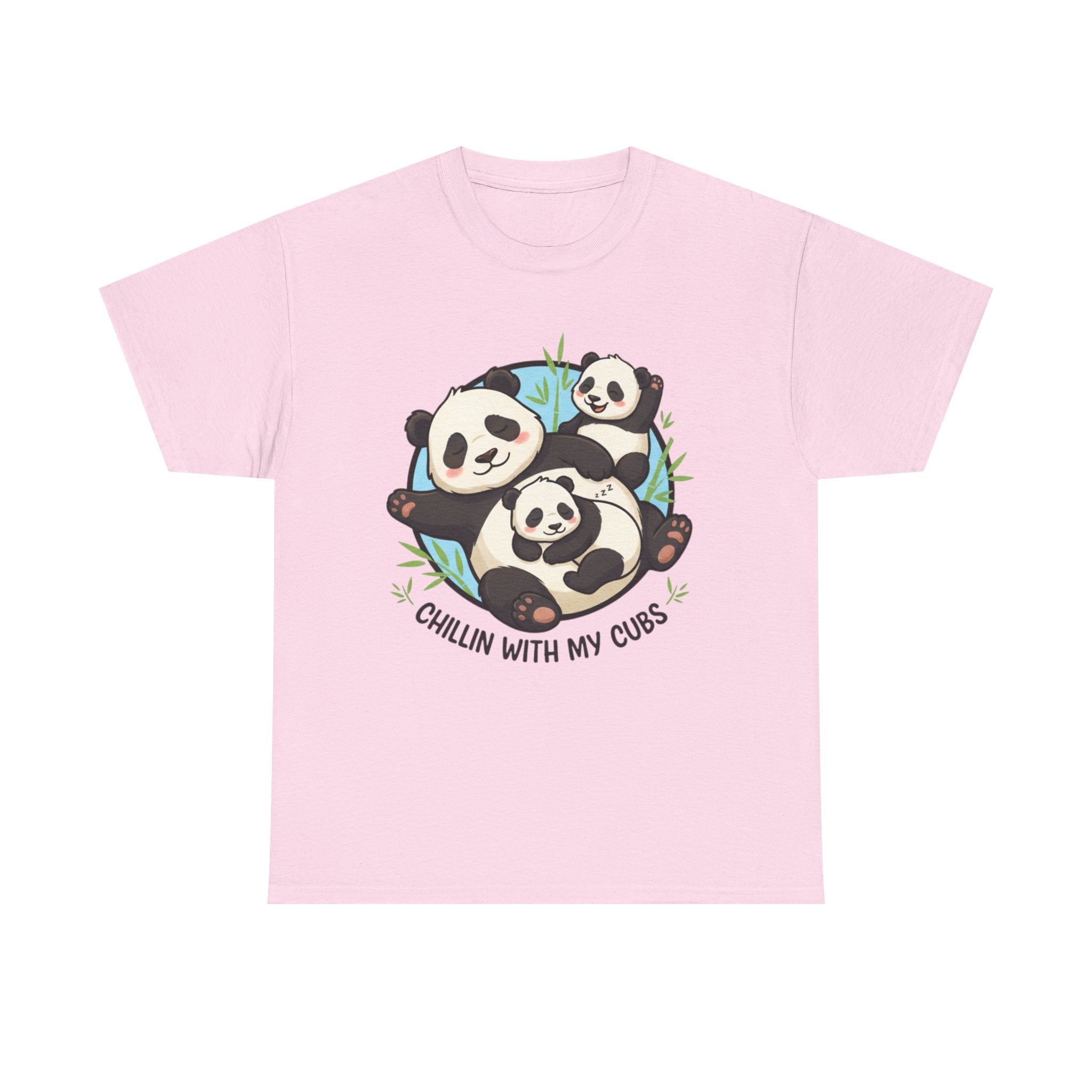 Panda Family 'Chilling with My Cubs' T-Shirt
