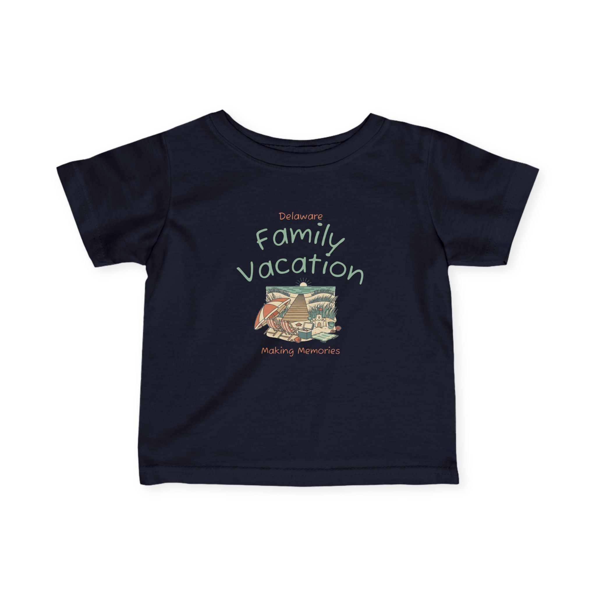 Delaware Family Vacation Infant Tee