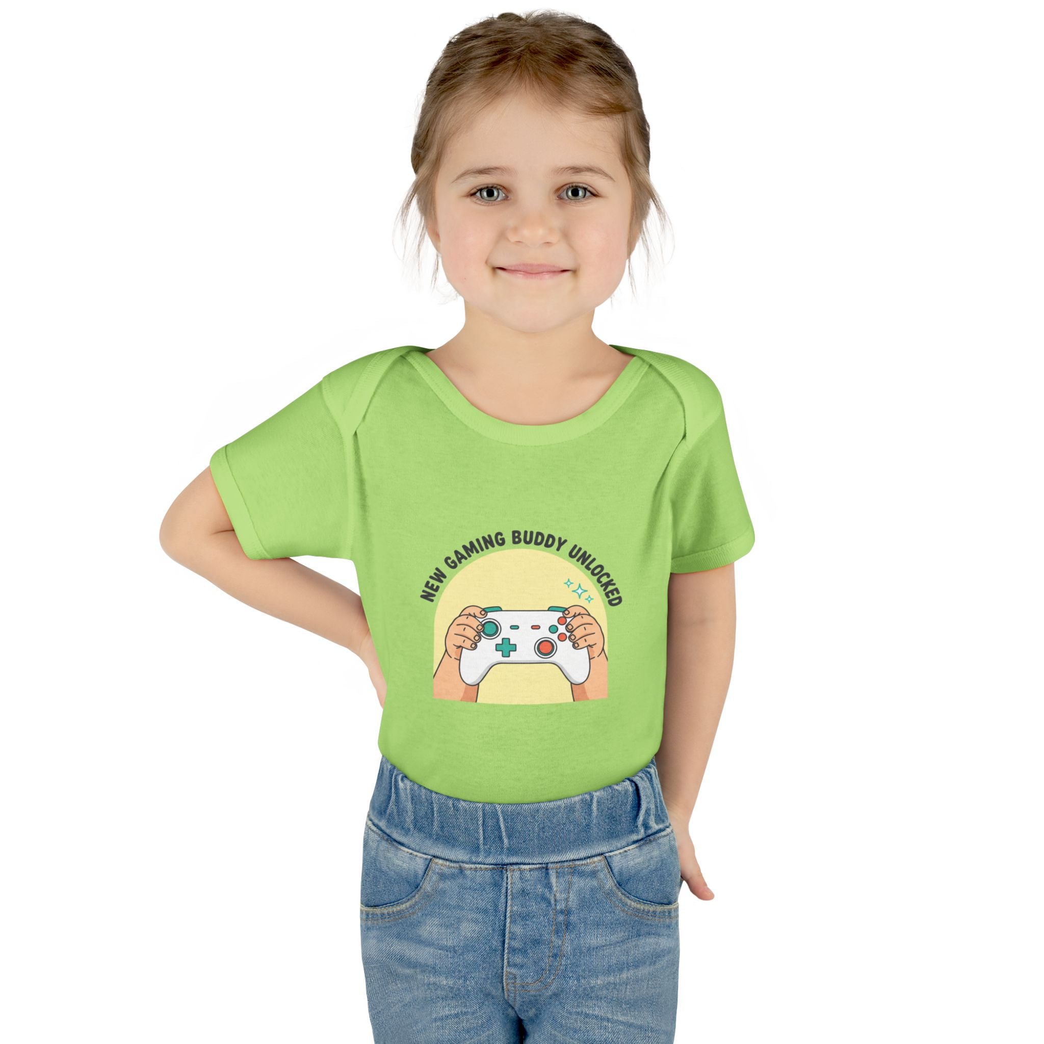 Infant Bodysuit — "New Gaming Buddy Unlocked" Baby Gamer Onesie