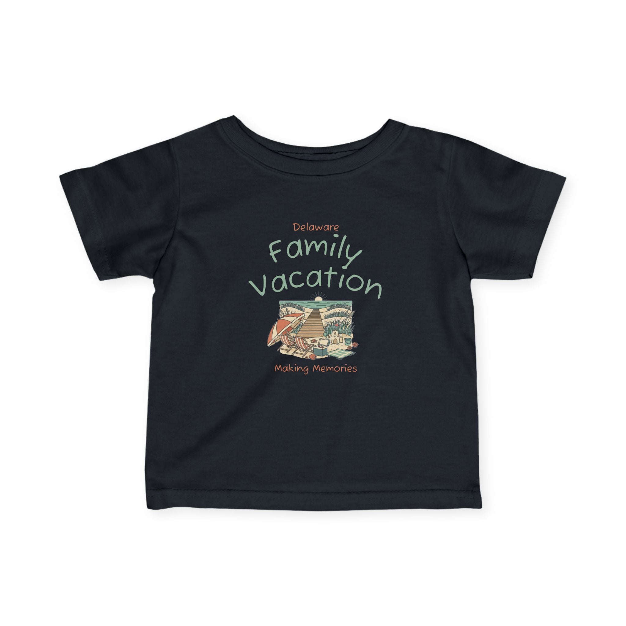 Delaware Family Vacation Infant Tee