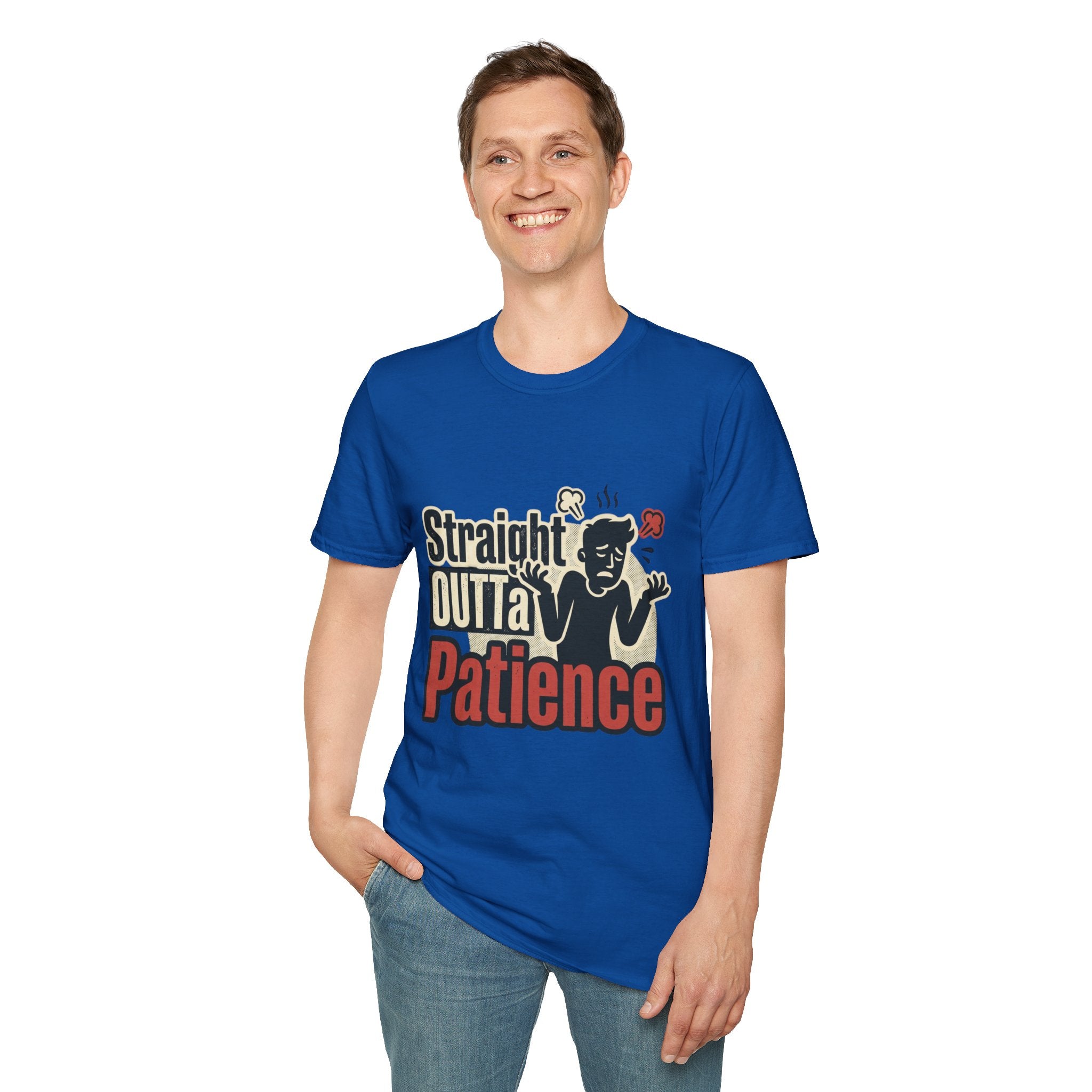 Straight Outta Patience T-Shirt — Funny Sarcastic Graphic Tee