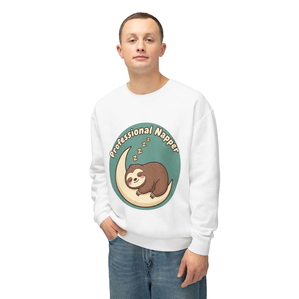 “Professional Sleeper” Crewneck Sweatshirt — Funny Pullover