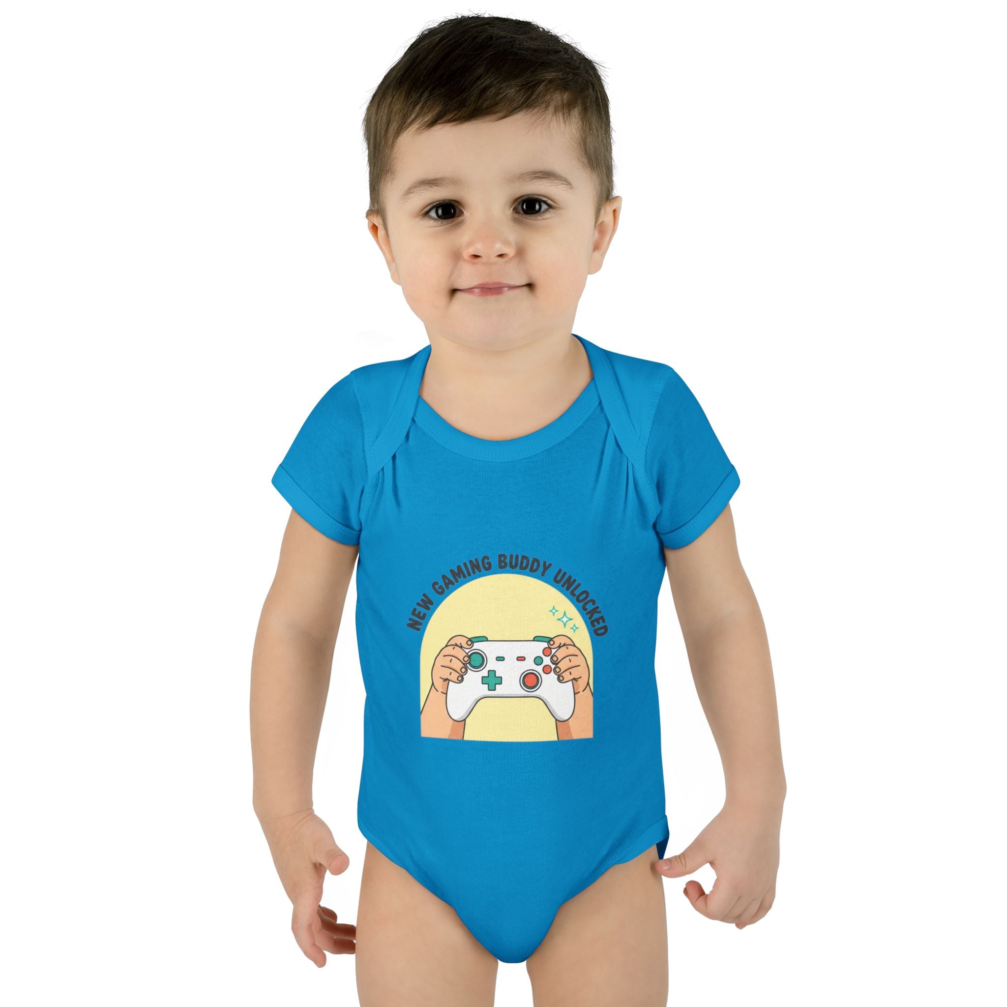Infant Bodysuit — "New Gaming Buddy Unlocked" Baby Gamer Onesie