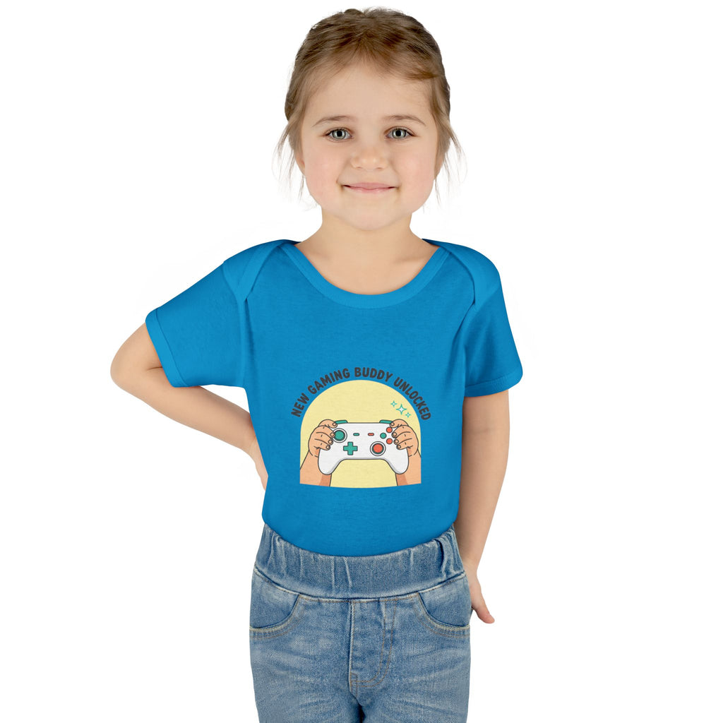 Infant Bodysuit — "New Gaming Buddy Unlocked" Baby Gamer Onesie