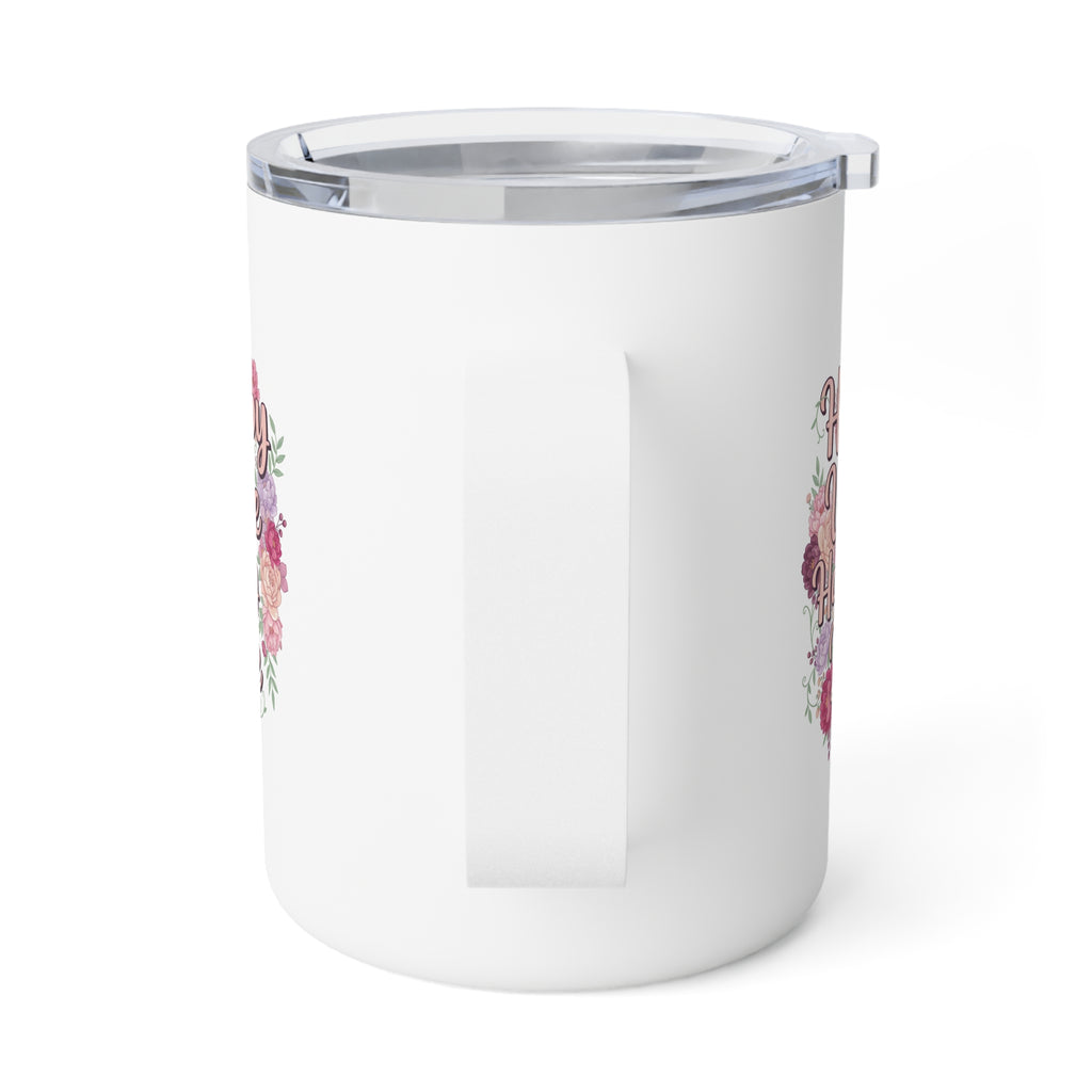 Happy Wife Happy Life 10oz Insulated Coffee Mug — Travel Tumbler