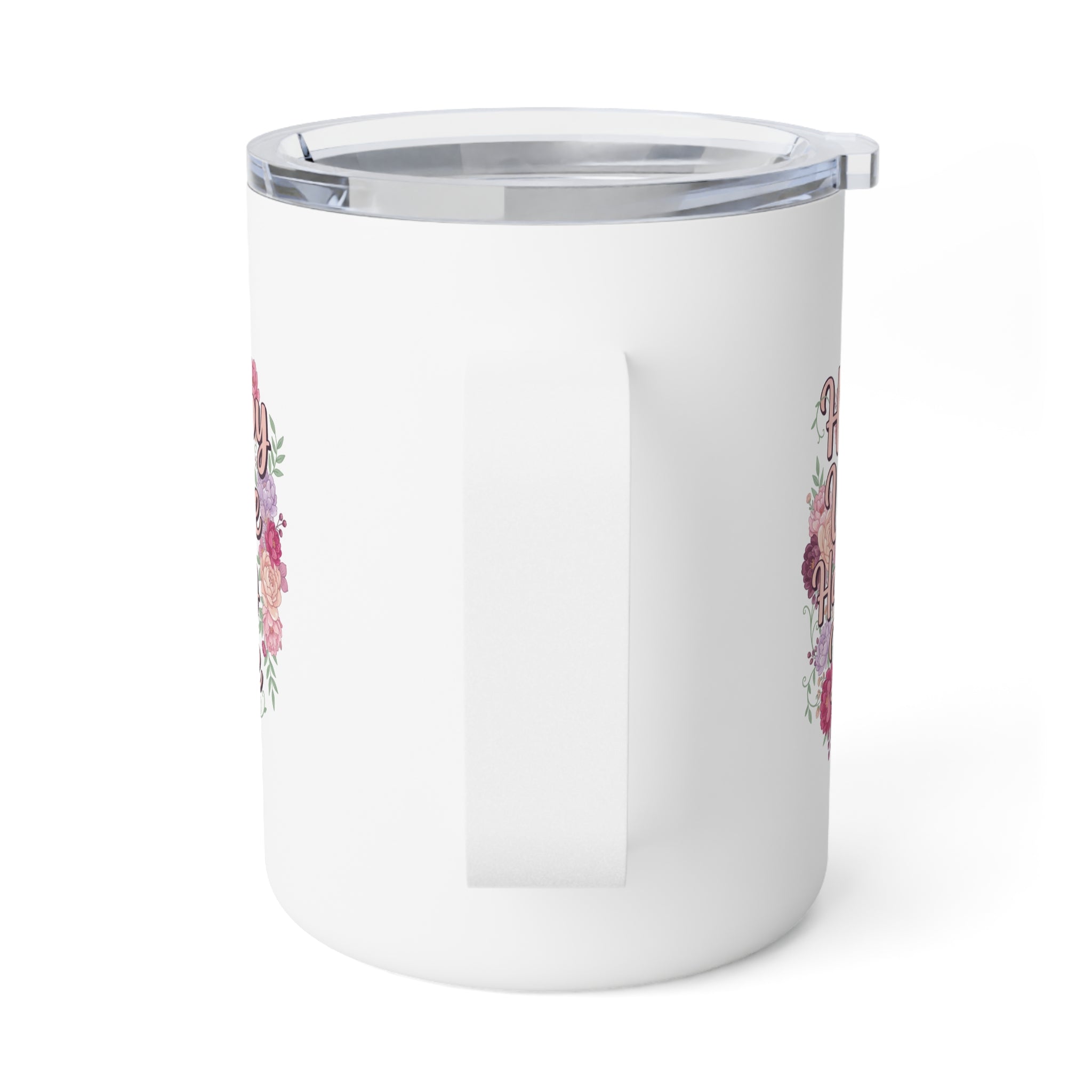 Happy Wife Happy Life 10oz Insulated Coffee Mug — Travel Tumbler