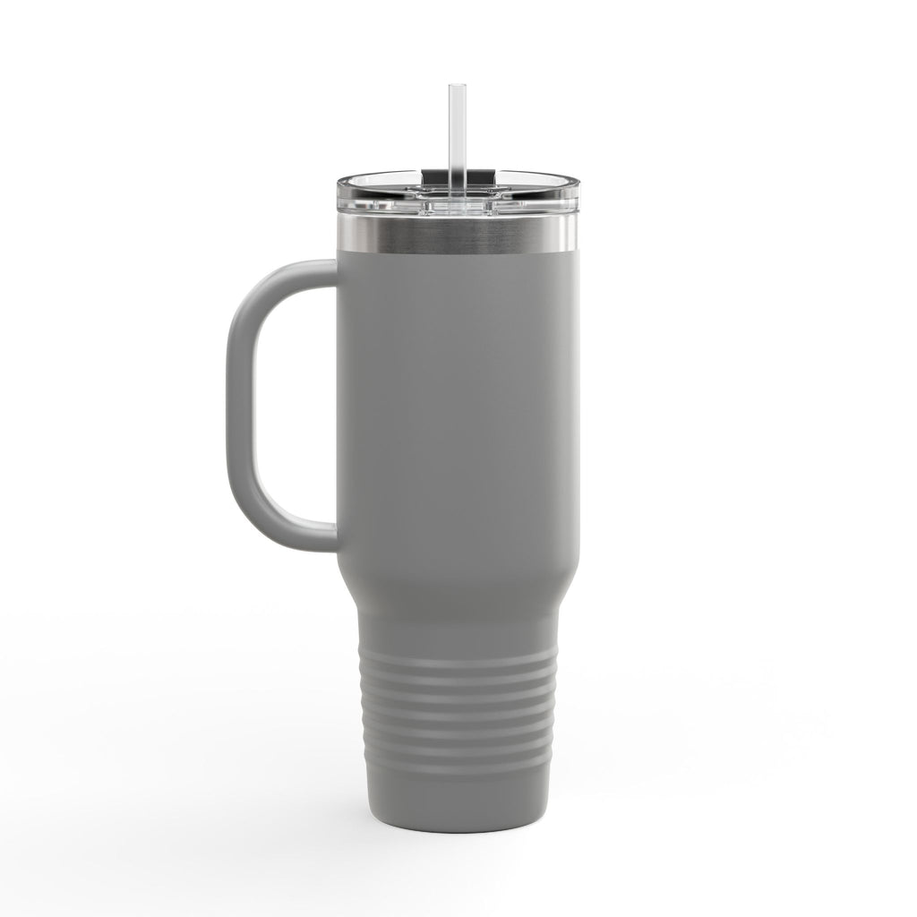 40oz Insulated Travel Mug — Quest Log Checklist "Wake Up • Acquire Beverage"