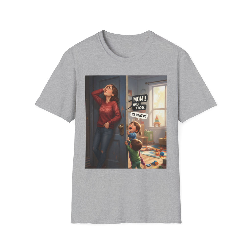 Funny Mom T-Shirt — "Taking 1 Minute" Parenting Humor Tee