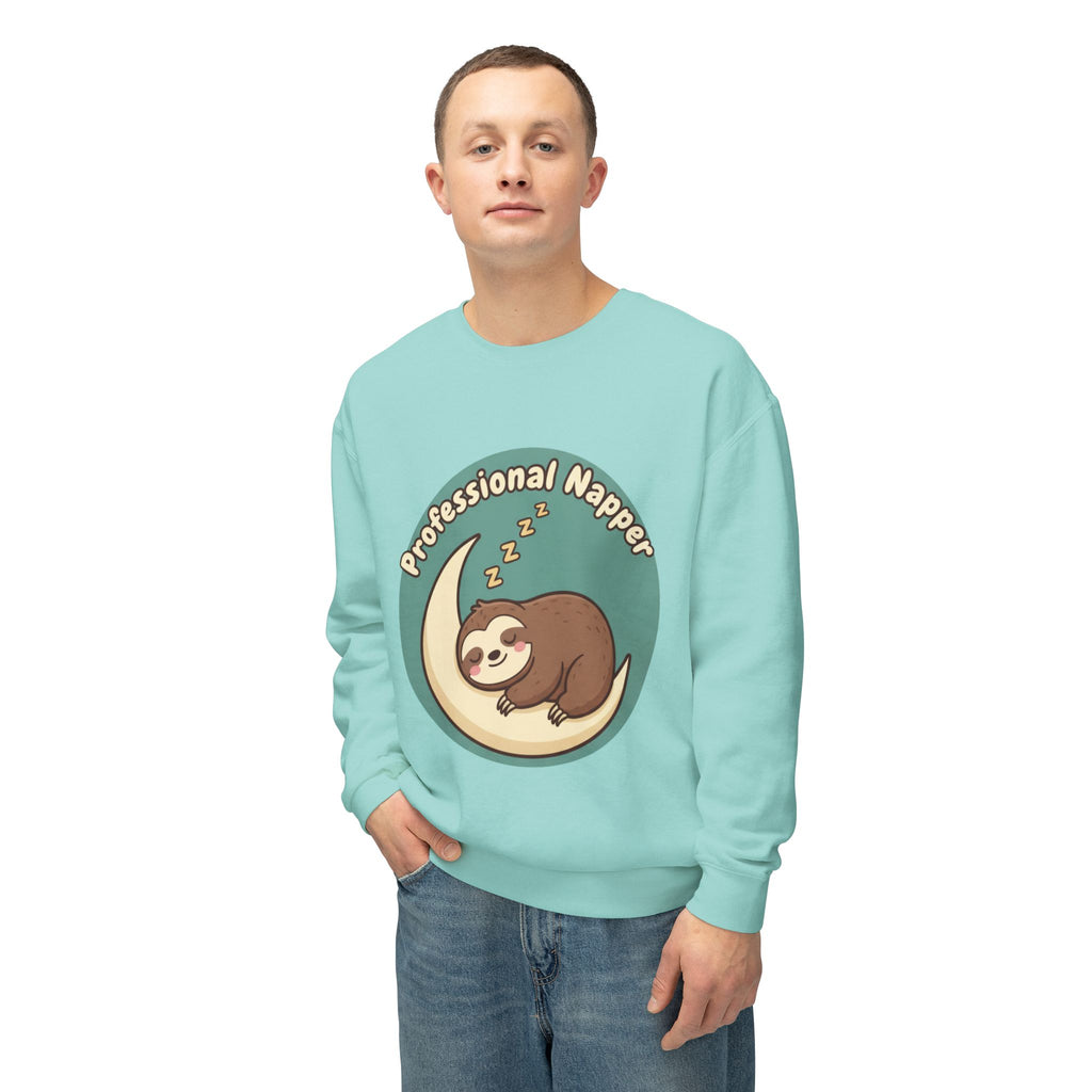 “Professional Sleeper” Crewneck Sweatshirt — Funny Pullover