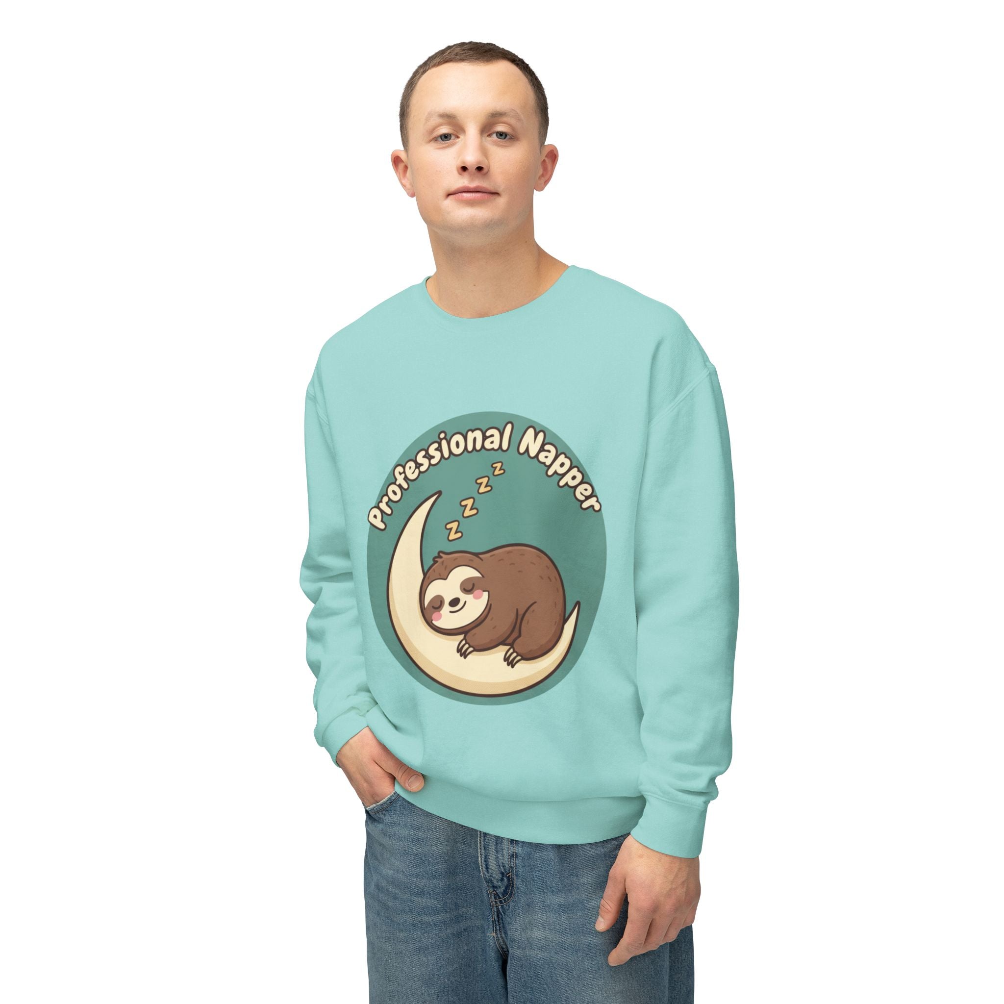 “Professional Sleeper” Crewneck Sweatshirt — Funny Pullover