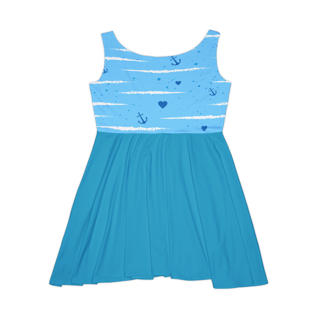 Nautical Hearts Women's Skater Dress