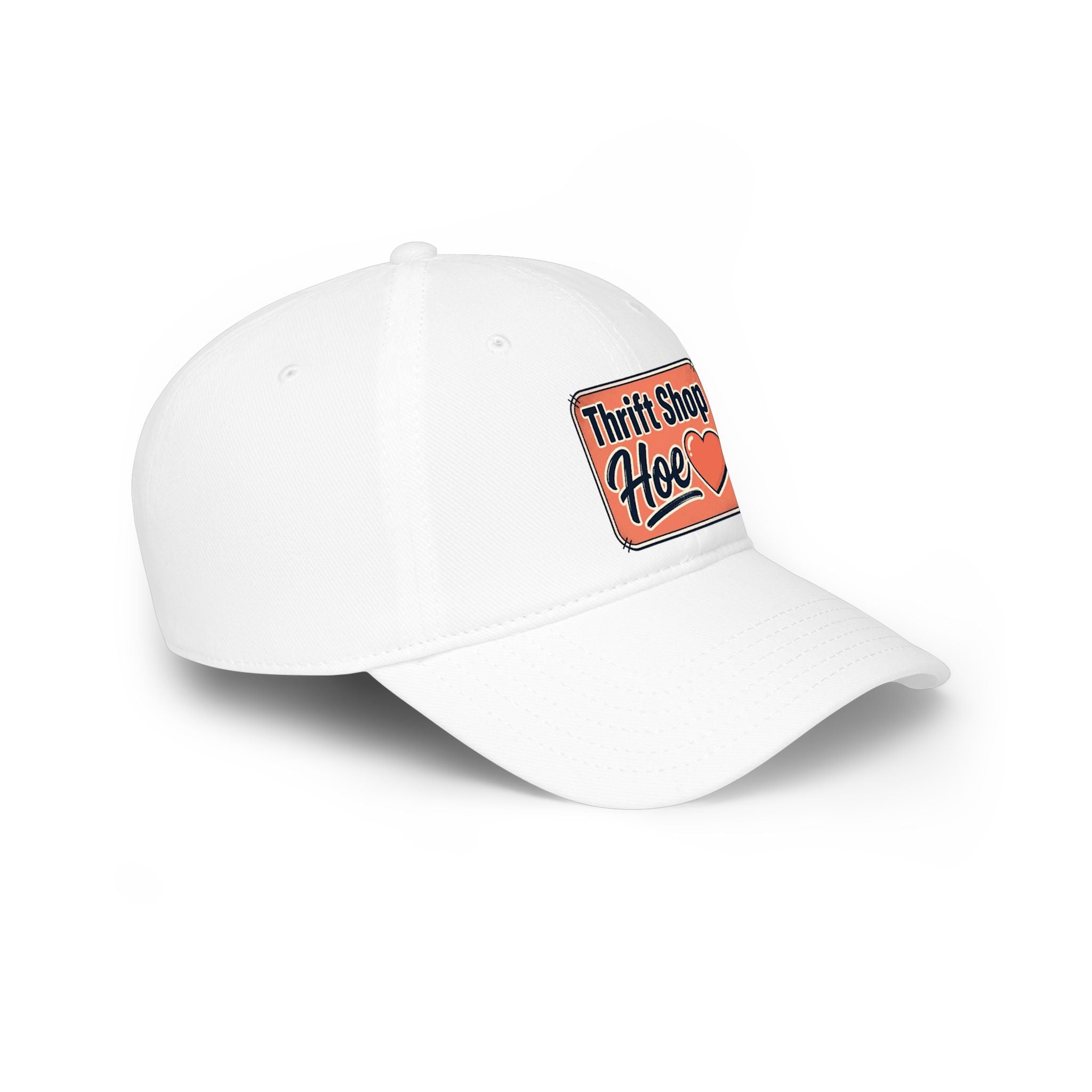 Thrift Shop Hoe Embroidered Baseball Cap — Vintage Retro Patch Hat