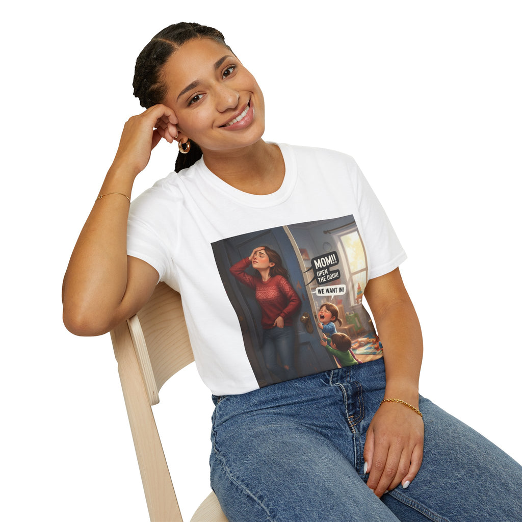 Funny Mom T-Shirt — "Taking 1 Minute" Parenting Humor Tee