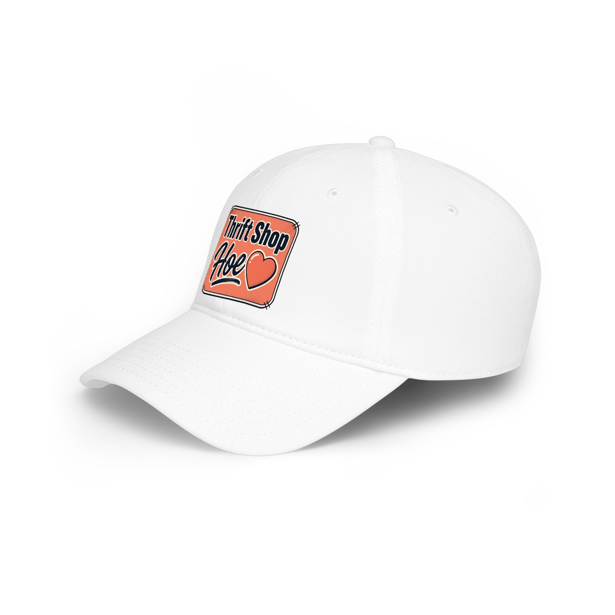 Thrift Shop Hoe Embroidered Baseball Cap — Vintage Retro Patch Hat