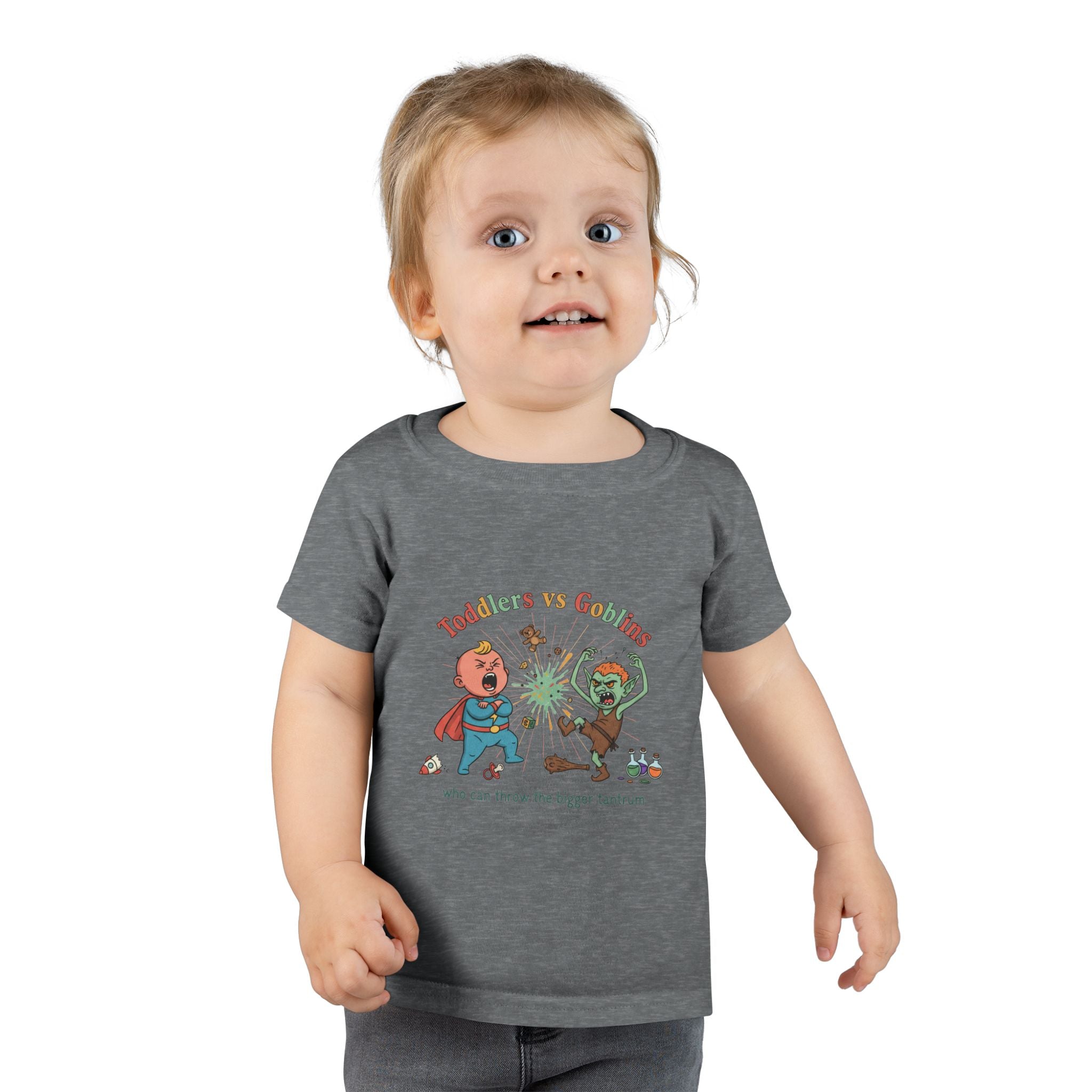 Toddlers vs Goblins Tantrum T-Shirt — Funny Toddler Tee