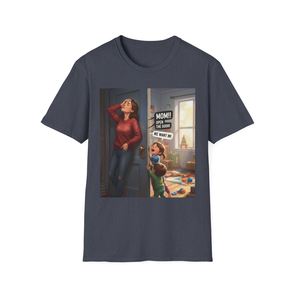 Funny Mom T-Shirt — "Taking 1 Minute" Parenting Humor Tee