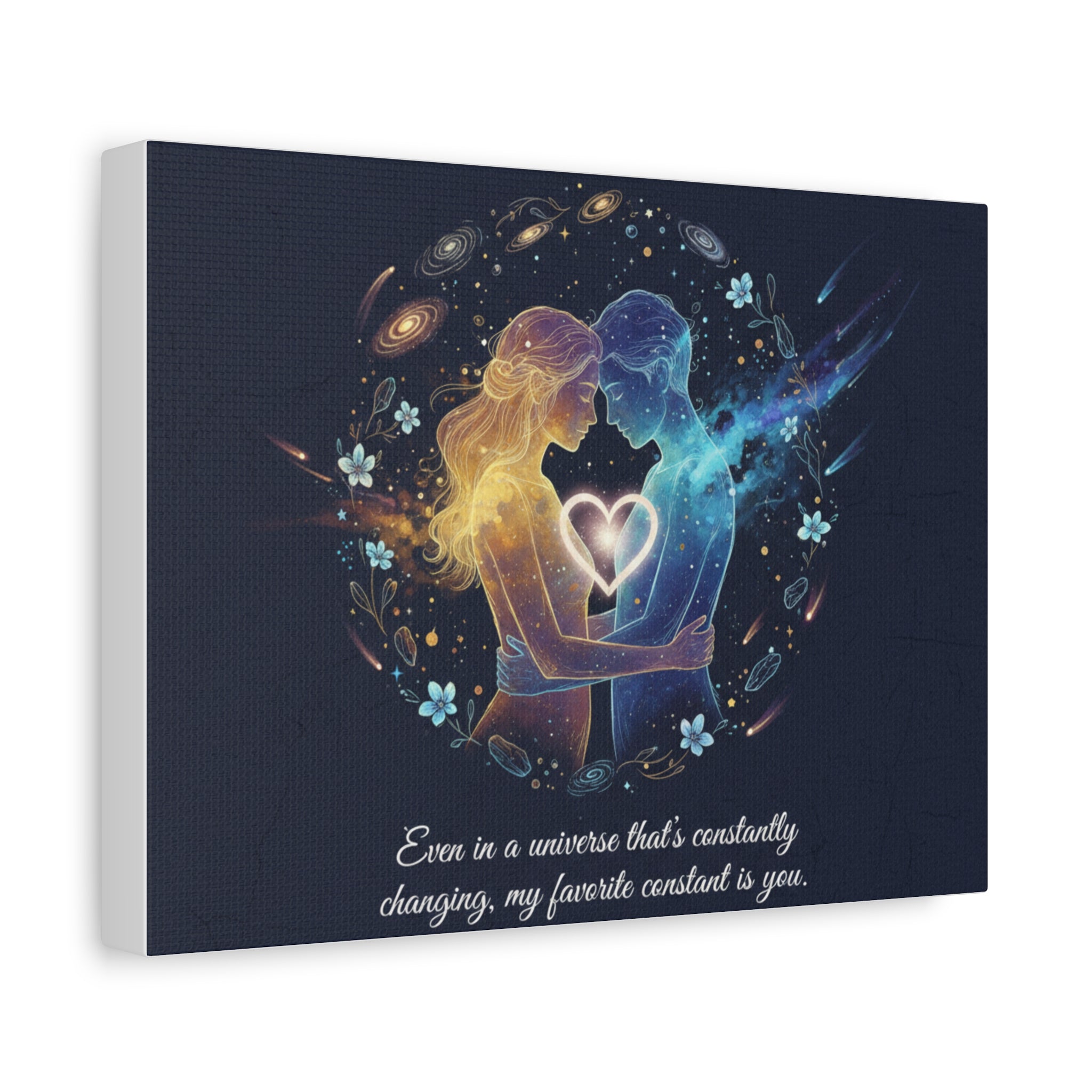 Love & Universe Soul Mates Matte Canvas Wall Art (Stretched)