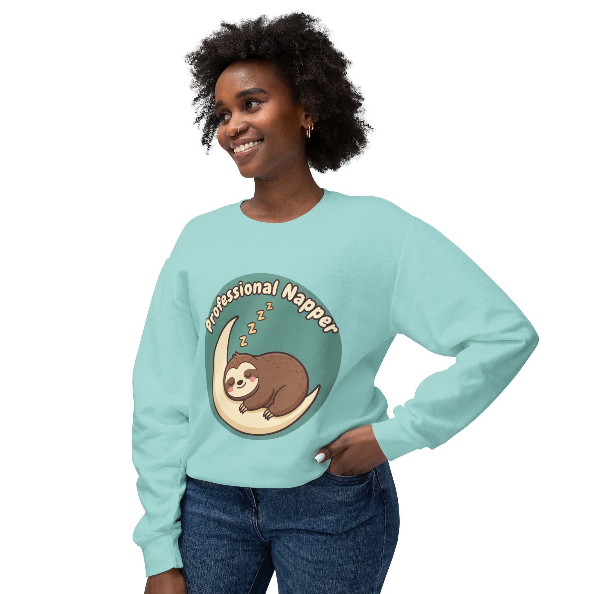 “Professional Sleeper” Crewneck Sweatshirt — Funny Pullover