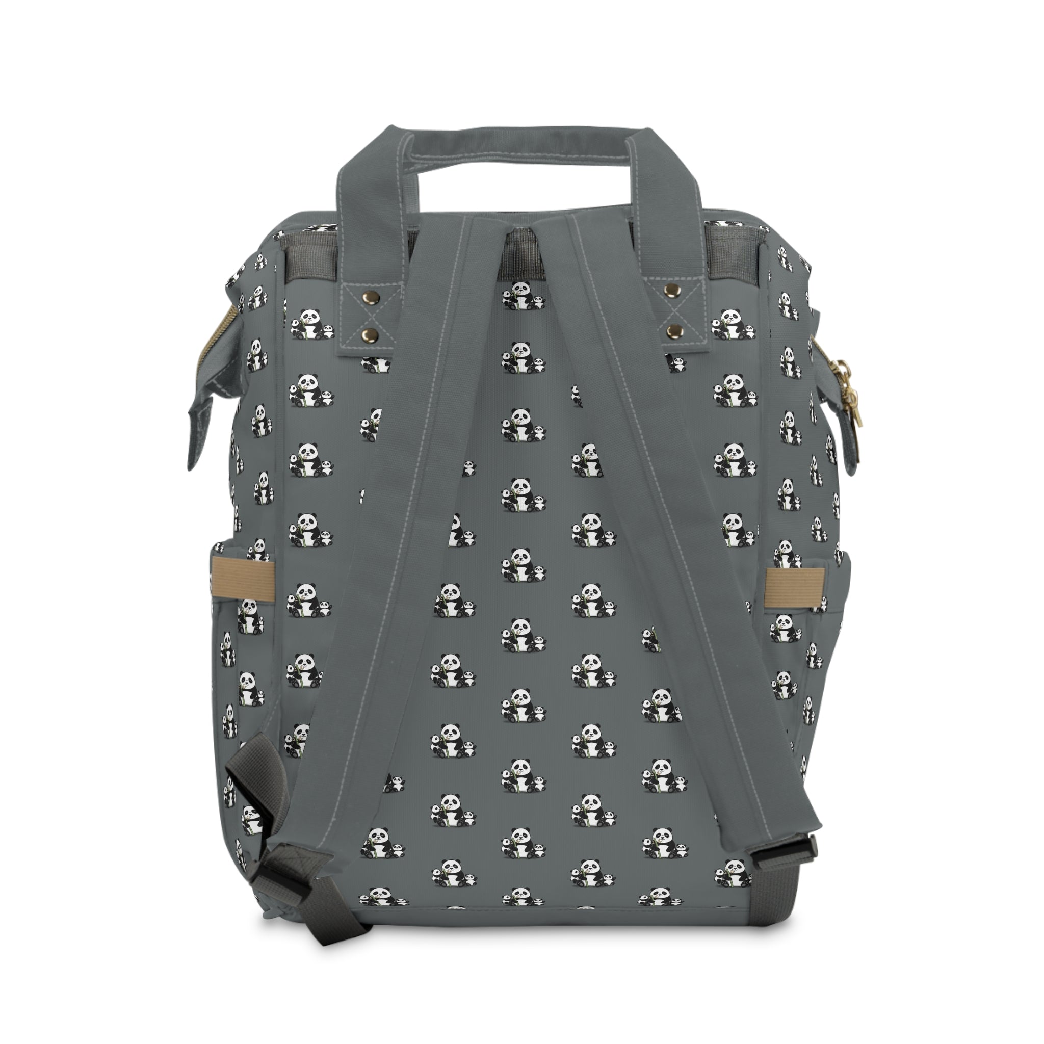 Panda Print Diaper Backpack – Multifunctional Baby Changing Bag