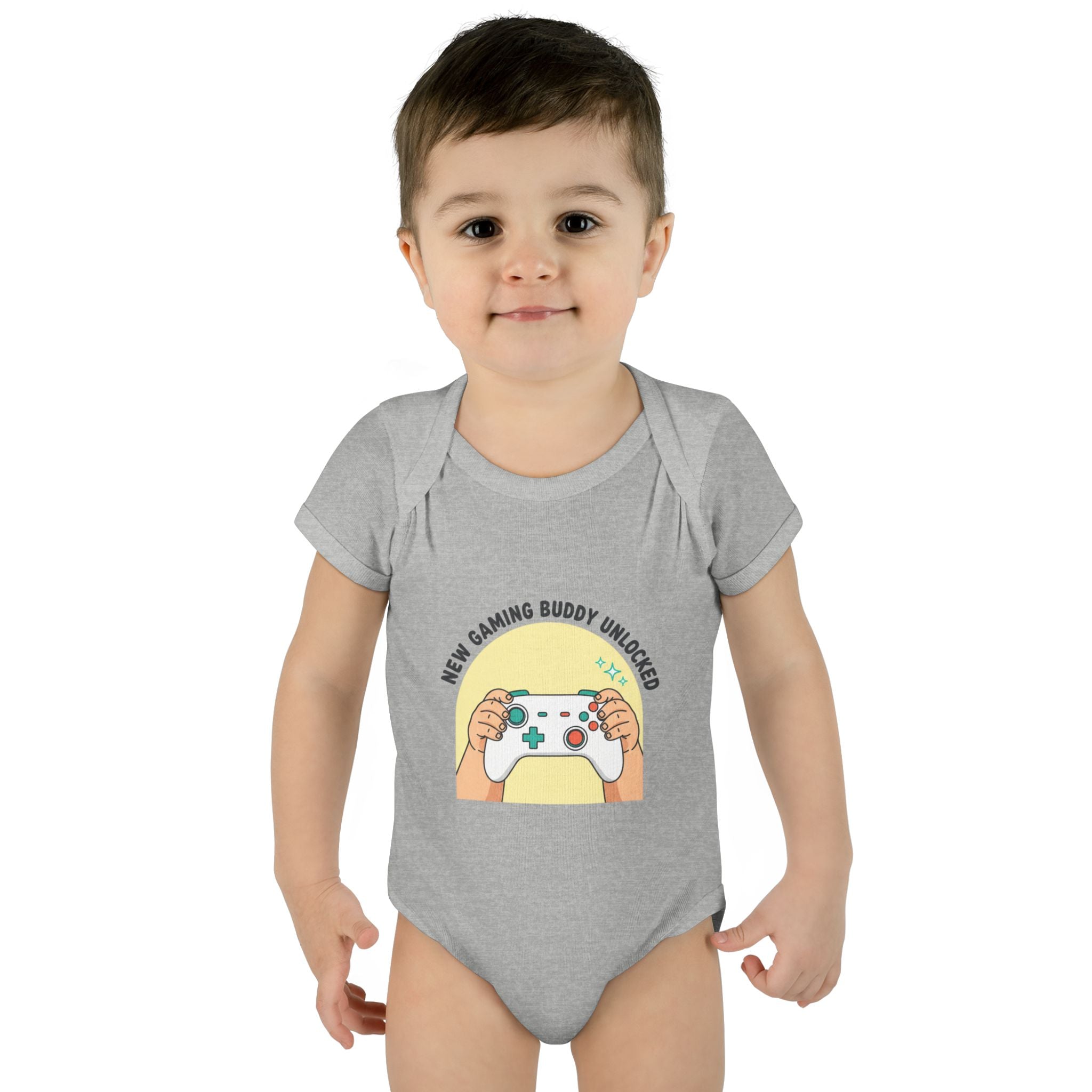 Infant Bodysuit — "New Gaming Buddy Unlocked" Baby Gamer Onesie
