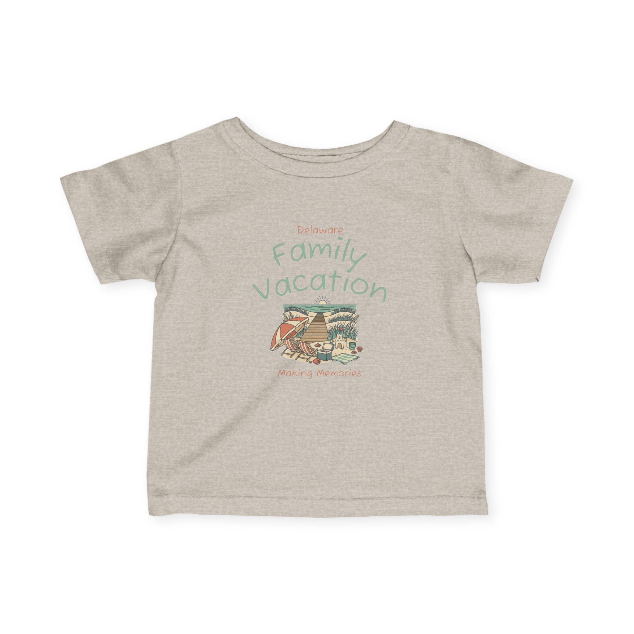 Delaware Family Vacation Infant Tee