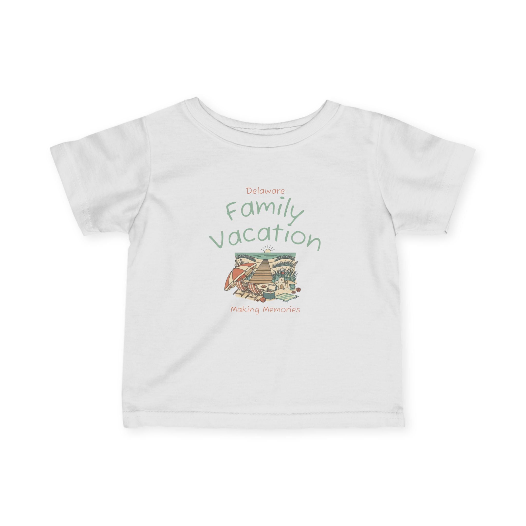 Delaware Family Vacation Infant Tee