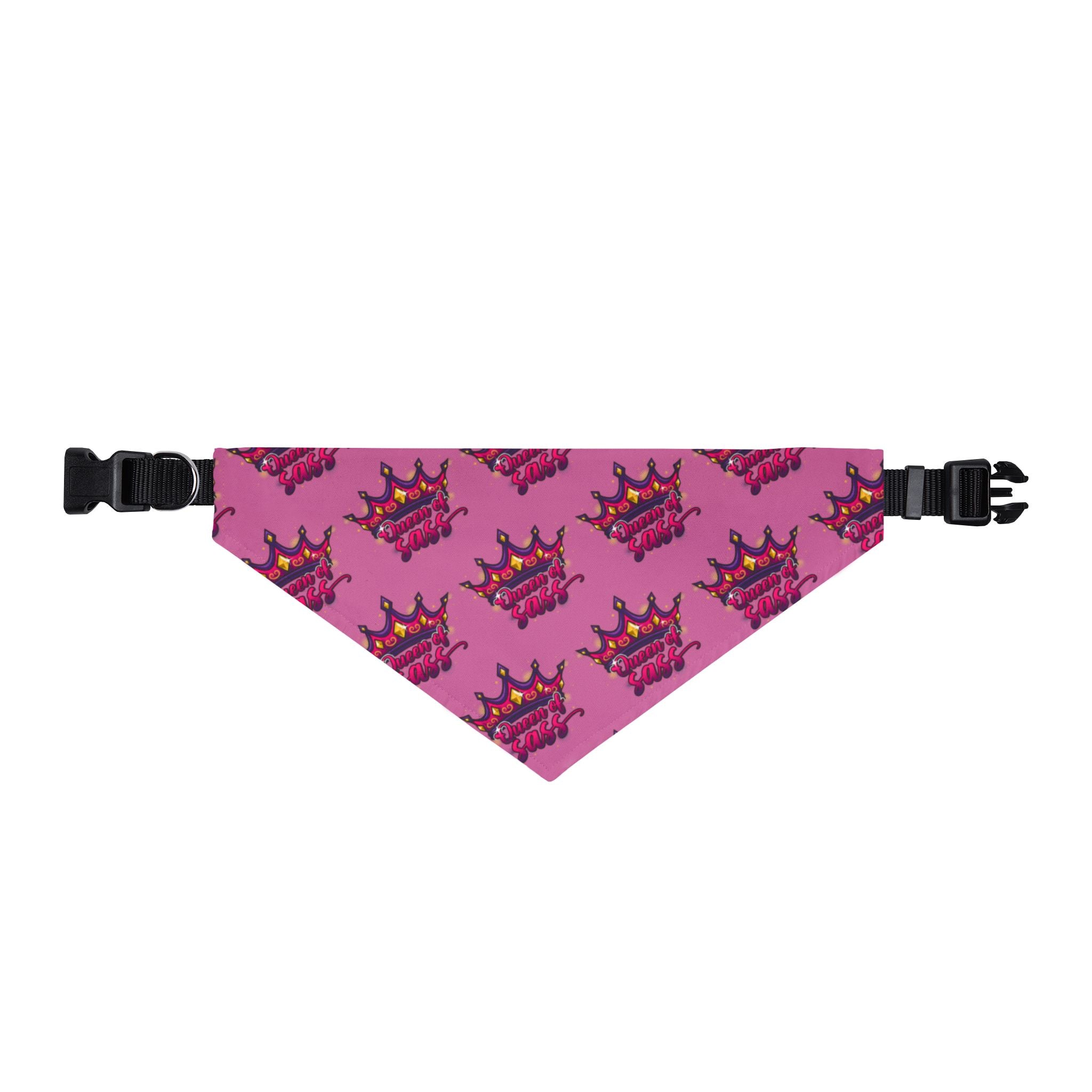 Queen of Sass-Pet Clip-On Bandana