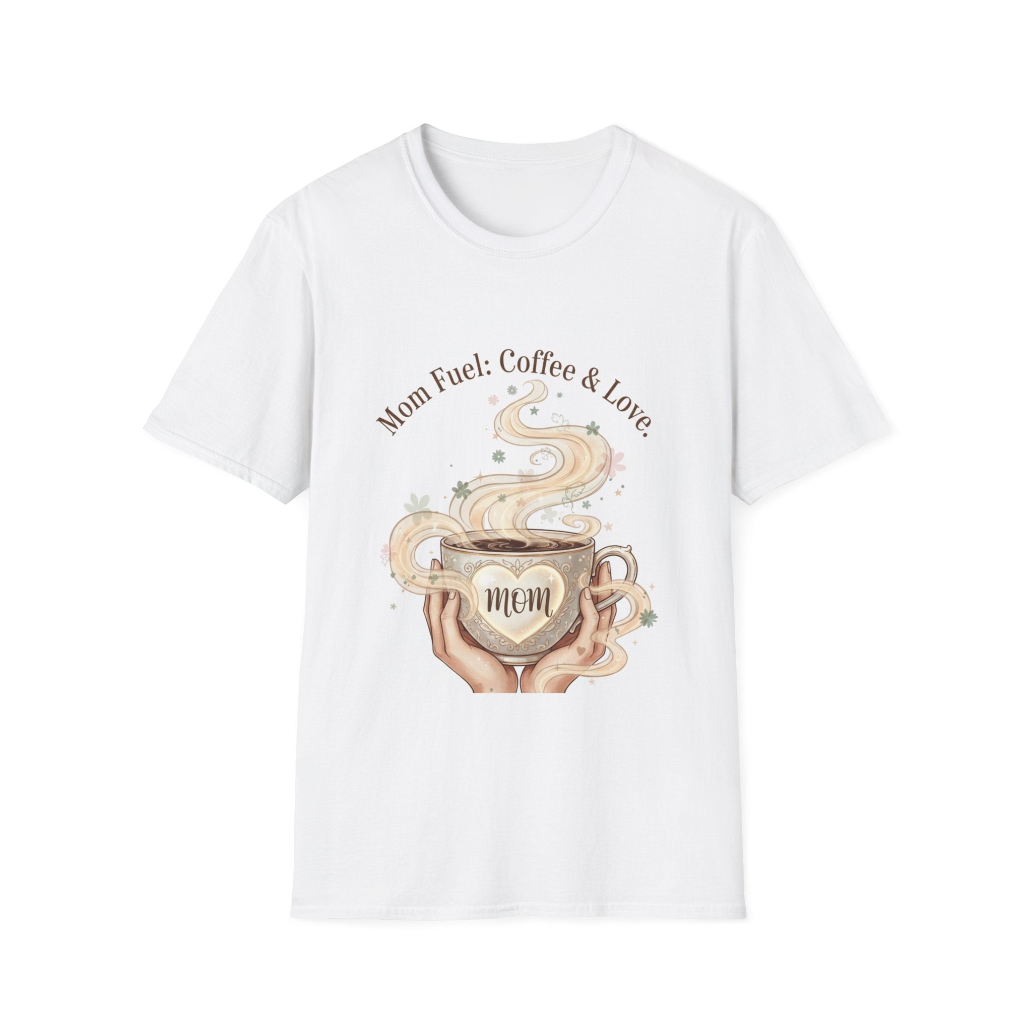 Mom Fuel T-Shirt — "Mom Fuel: Coffee & Love" Graphic Tee