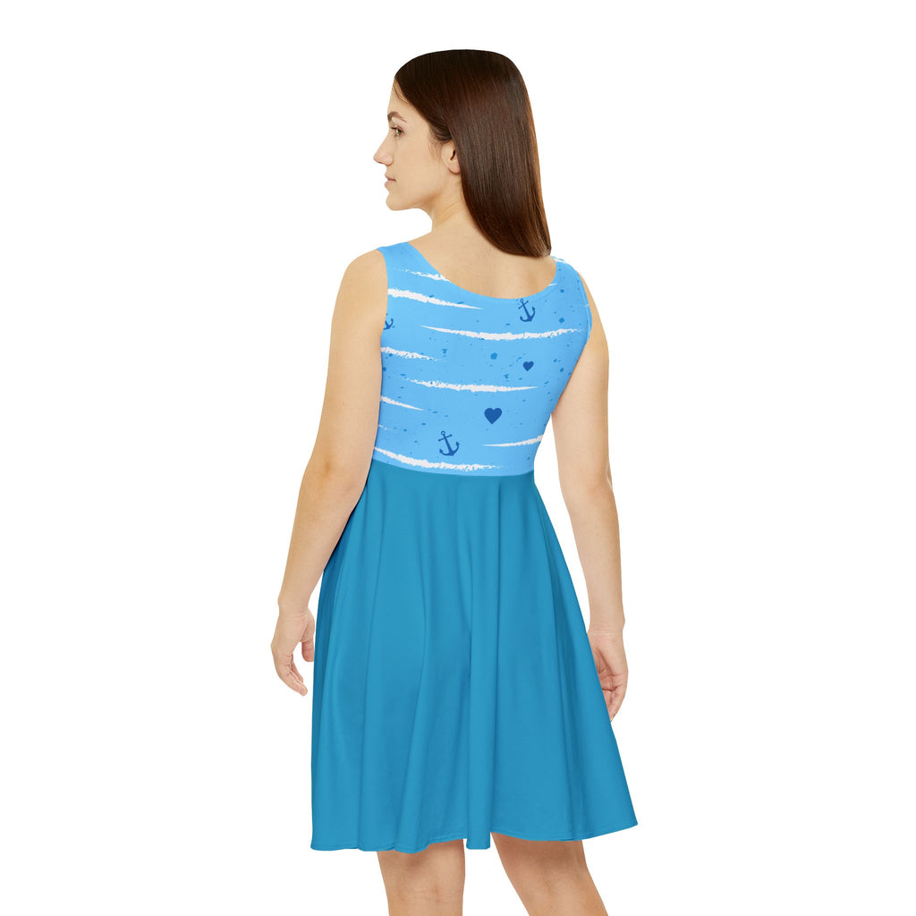 Nautical Hearts Women's Skater Dress